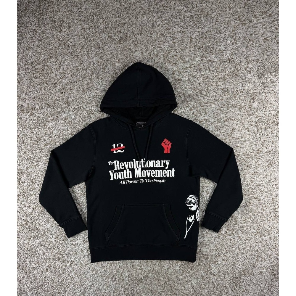 PRPS Revolutionary Youth Movement Hoodie Black Men's Size Small